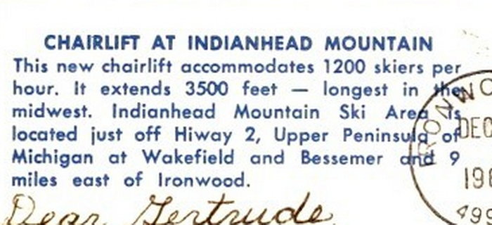 Snowriver Mountain Resort - Lodge at Jackson Creek (Indianhead Resort) - Vintage Postcard